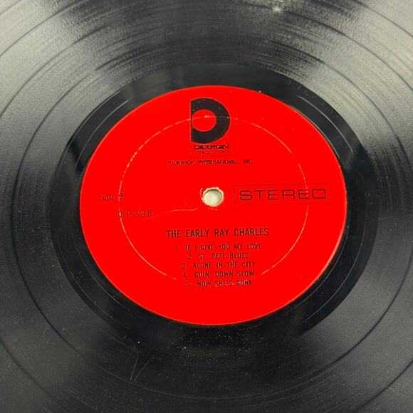 Ray Charles The Early Ray Charles Vinyl LP Design Records DLP-279 Stereo - Picture 5 of 6